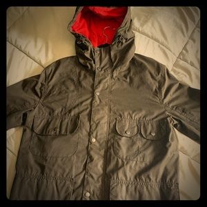 British Millerain Brown/orange lining wax parka